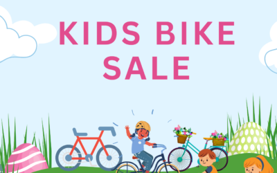 Easter kids bike sales and free safety checks at Riverside Park!